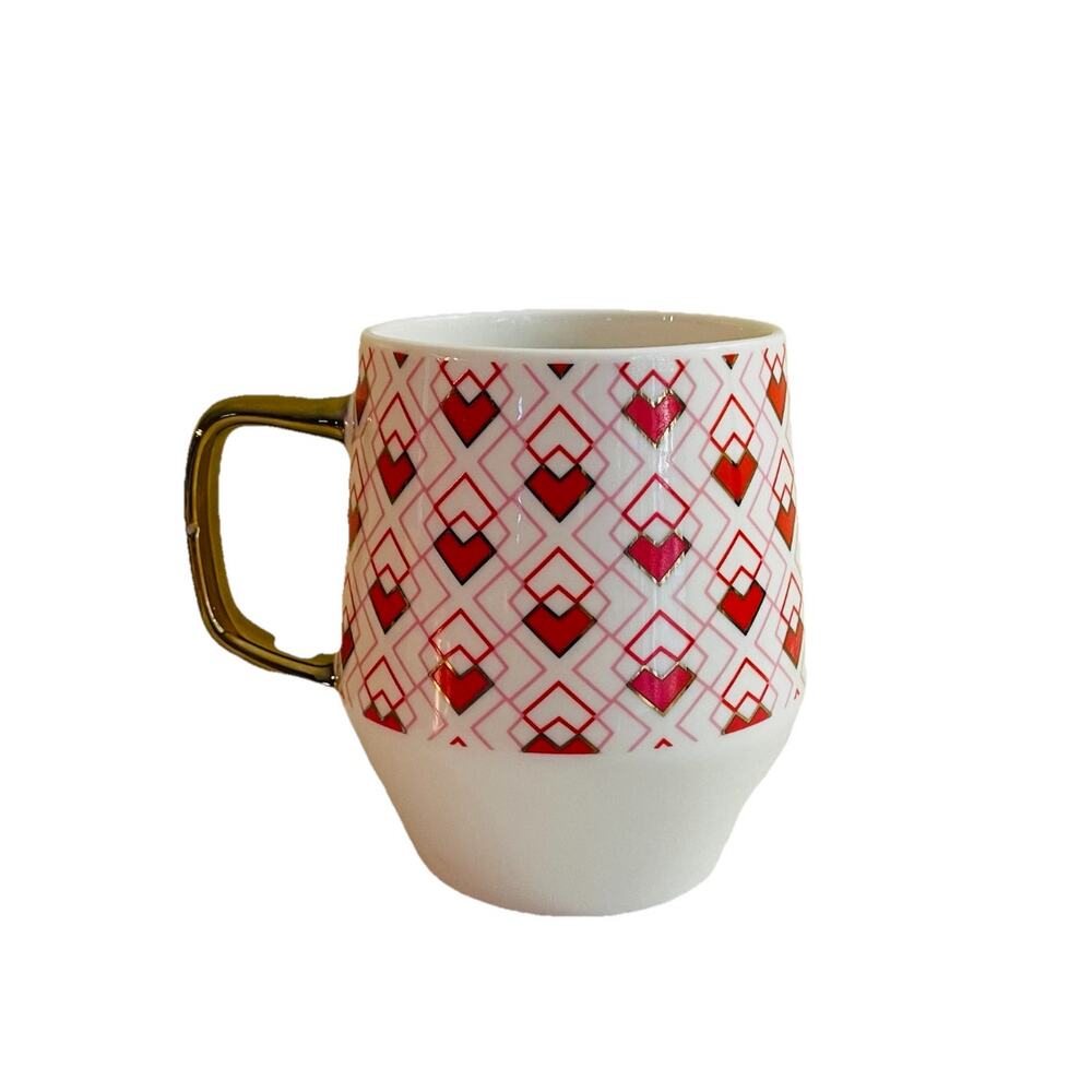 Coffee Mug Cup Tea Heart Edible Arrangements 20oz Geometric Valentine Cups Mugs
